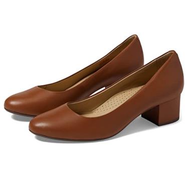 Imagem de MARC JOSEPH NEW YORK Sapato feminino feminino de couro feito no Brasil clássico, Cognac Napa, 34 BR