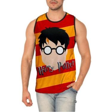 Imagem de Camiseta Regata Harry Potter Full Print Ref:405 - smoke, Preto, XG