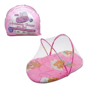 Imagem de Mosquiteiro Cama Berço Tenda Cercadinho Portátil Mosqueteiro