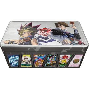 Imagem de KONAMI Yu-Gi-Oh! Lata Colecionável 25º Aniversário Duelo Espelhado, 39 Cartas, 3 Megapacotes com Raras Secretas, Edição em Português, para 6 Anos ou Mais
