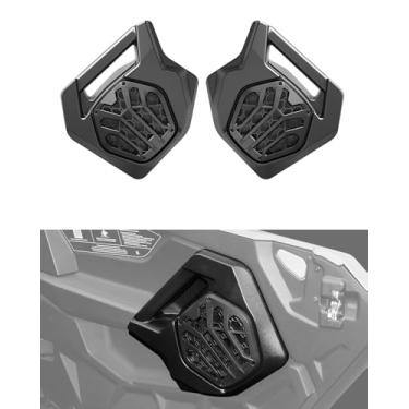 Imagem de LitMiRaCle Alto-falantes de porta de 16,5 cm compatíveis com acessórios Polaris RZR PRO XP/R/S 2025+, painéis de caixa de alto-falante de porta frontal de 16,5 cm para RZR PRO 2025, 2 peças