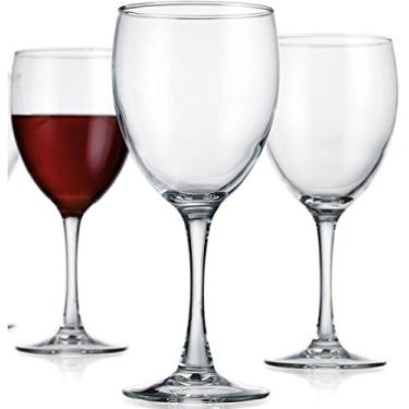 Imagem de Circleware Taças de vinho para videira, conjunto de 4, 325 ml, transparente