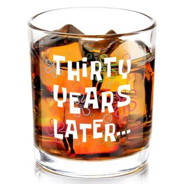 Imagem de Futtumy Presentes de aniversário de 30 anos para homens, copo de uísque trinta anos depois de 30 anos, presente de aniversário de 30 anos para homens, pai, pai, marido, irmão, namorado, tio, presente