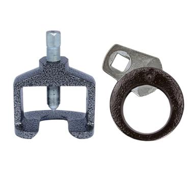 Imagem de Kit Extrator Saca Terminal Grande Chave Braço Axial Ferramentas Profissionais Direção e Suspensão Aço Reforçado Alta Precisão e Durabilidade