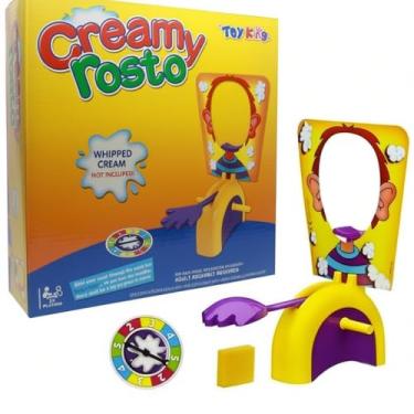 Imagem de Jogo Torta na Cara, Brinquedo Divertido com Roleta e Lançador, para Família e Amigos, Infantil e Adulto