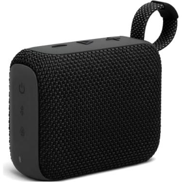 Imagem de Go4 PRO Caixa de Som Bluetooth Portátil, 5W, com USB, Cartão de Memória, Cabo P2, Impermeável, Som Alto e Limpo, para Viagens, Festas e Praia, Cor Preto