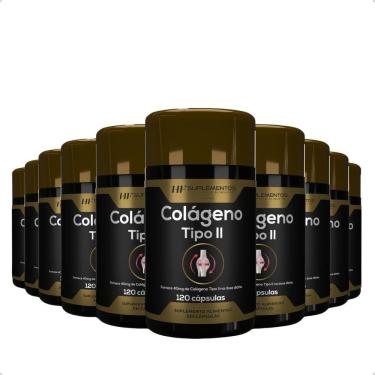 Imagem de 10X Colágeno Tipo Ii 120 Cápsulas Hf Suplementos