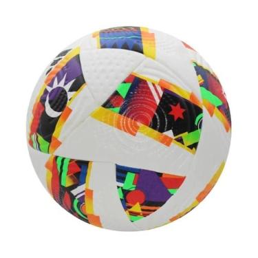 Imagem de Bola de Futebol Profissional Tamanho 5 - Sem Costura, Macia, PU, Resis