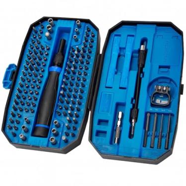 Imagem de Kit de Chaves de Precisão Profissional, 152 Peças, Magnético, com Haste, para Reparo de Eletrônicos, PCs, Notebooks e Celulares, Ferramentas C/Estojo Organizador (Kit de Chaves de Precisão)