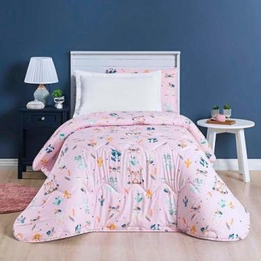 Imagem de Edredom Joy Kids Infantil Solteiro 01 Peça Micropercal 200 Fios Dupla 