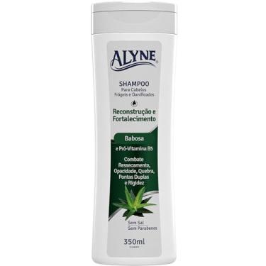 Imagem de Alyne, Shampoo para cabelos, Reconstrução e Fortalecimento, 350 ml, Verde