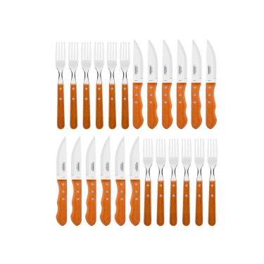 Imagem de Kit - 2 Jogo De Churrasco Inox 12 Peças Dynamic - Tramontina