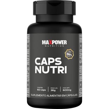 Imagem de Caps Nutri Max Power Vitaminas E Minerais 60 Cápsulas 600mg