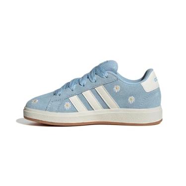 Imagem de adidas Tênis infantil unissex Grand Court 00s, Céu claro/branco/chiclete, 11.5 Little Kid