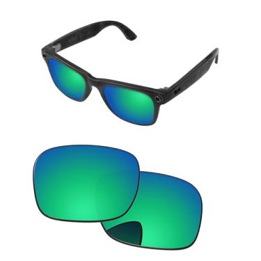 Imagem de PapaViva Lentes de substituição compatíveis com óculos de sol Ray-Ban Meta RW4006 50 mm, Verde esmeralda, RW4006 50mm