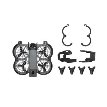 Imagem de YUULNMOP Kit de proteção total de hélice para acessórios DJI Neo 2, protetor de hélice, trem de pouso, protetor de suspensão e asa traseira, suporte anticolisão, capa protetora para voo seguro (preto)