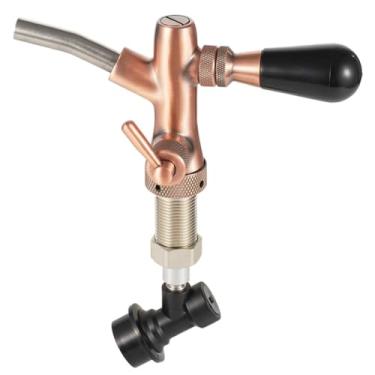 Imagem de Chewtoyo Regulador de fluxo, dispensador de cerveja de barril de aço inoxidável, bares domésticos restaurantes para torneira de cerveja, torneira de cerveja de barril G5/8, torneira de cerveja