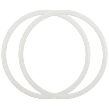 Imagem de Conjunto universal de juntas de 2 peças para, anéis de vedação de substituição de 20 cm, compatível com panelas de aço inoxidável