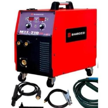 Imagem de Máquina Solda Mig Multiprocesso Mte 210 Plus Bivolt Bambozzi
