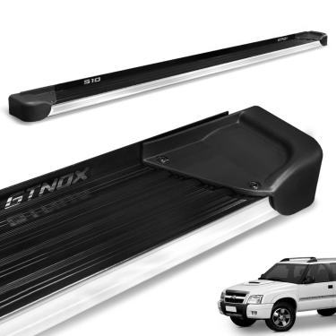 Imagem de Estribo Lateral S10 CD 1995 a 2011 Alumínio Preto A4