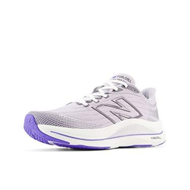 Imagem de New Balance FuelCell Walker Elite V1 Tênis de caminhada feminino, Cinza violeta/índigo elétrico/sombra, 10 Wide