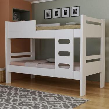 Imagem de Beliche Solteiro Com Escada Segura E Proteção Lateral - Casa Dos Sonho