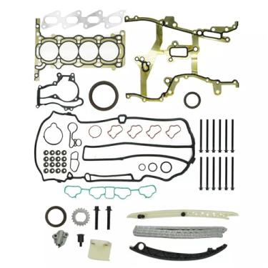 Imagem de NTLTPYY Kit de corrente de distribuição com conjunto de junta de cabeça e parafusos para Chevy Cruze/Sonic/Trax & Buick 1.4L Encore 2011-2016 - HS26540PT-1,HSCV001, HS54898