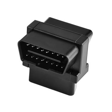 Imagem de Sandfren Divisor OBD2 de 16 pinos, porta OBDII 1 macho para 2 fêmeas, adaptador conversor de cabo de extensão, conector divisor de porta de extensão, adequado para extensor de diagnóstico de