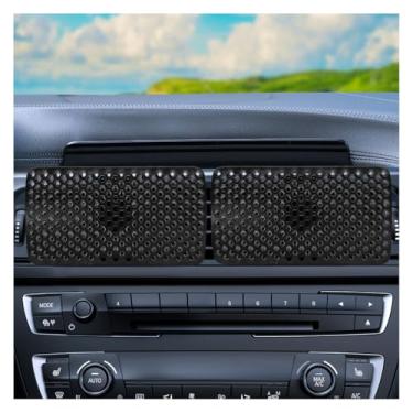 Imagem de Tuxihapp 2 peças de defletor de vento para saída de ar do carro, clipe de ventilação do purificador de ar do painel do carro ABS, acessórios essenciais para grade de escapamento de saída CA para