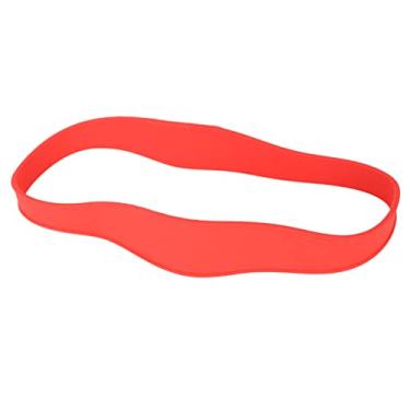 Imagem de Cryfokt Faixa de Corte de Cabelo Curva Guia de Corte de Cabelo de Silicone Evita Escorregar Limpeza Fácil para de Caseiros DIY Adequado para de DIY Em Casa Material: Silicone (Vermelho)