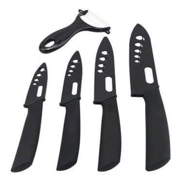 Imagem de Conjunto De Facas Cerâmica Descascador Com 5 Peças
