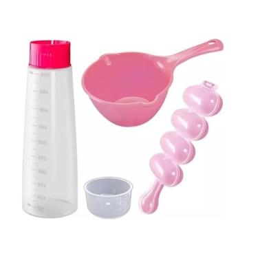 Imagem de Kit Confeiteiro 1 Bisnaga Umedecer Bolo + 1 Panelinha de Confeiteiro + 1 Boleador de Doces