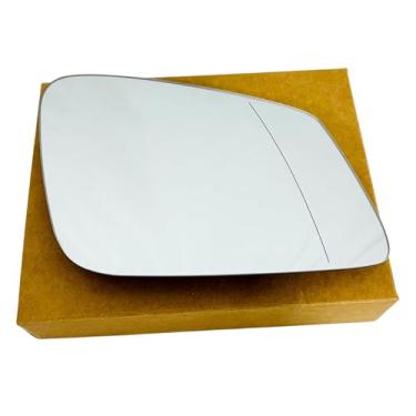 Imagem de CAMIL Vidro retrovisor lateral, vidro de substituição para espelho externo aquecido com lente compatível com BMW F20 1/F22 2/F30 3/F32 F36 4/F10 5/F07 5GT/F06 6/F01 7/E84 X1 Series (lado direito do