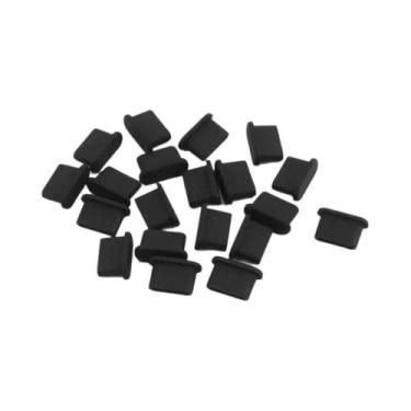Imagem de Protetores De Poeira De Silicone Tipo-C Para Porta De Carregamento USB