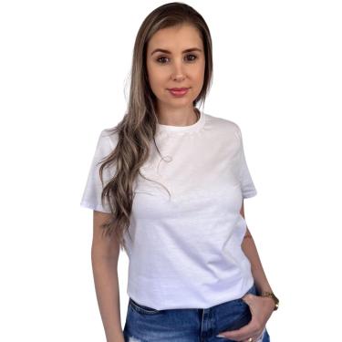 Imagem de Camiseta Feminina T-Shirt Básica Lisa Premium Valansuelo-Feminino