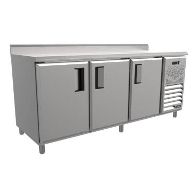 Imagem de Balcão Refrigerados Venâncio 200cm Linha Prime Exterior Inox Interior Aluzinco Tampo Liso 127V PCFRH20-41347