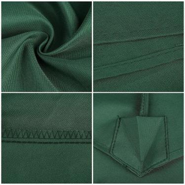 Imagem de TOPINCN Dossel de Substituição de Guarda-sol, Capa de Guarda-chuva de Poliéster à Prova d'água, Resistente a UV, Fácil de Limpar para Guarda-chuvas de Piscina de Praia de Jardim 2x2m 3x3m (#17)