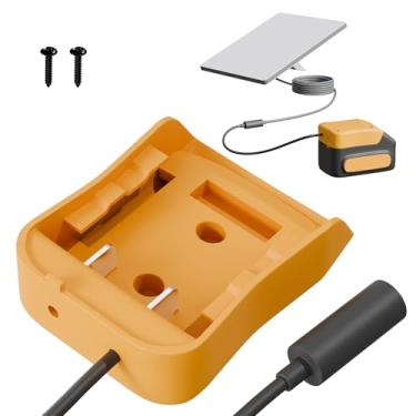 Imagem de Adaptador de bateria Starlink Mini compatível com bateria De.Walt 20V Max para plugue DC Fonte de alimentação portátil DaierTek Starlink Mini
