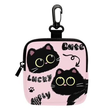 Imagem de Porta-chaves mini porta-moedas, bolsa multifuncional para chaves, porta-cartões, organizador de cabos de dados, bolsa com zíper 4, Multicolorido 00760