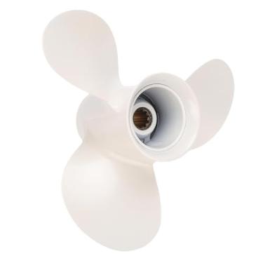 Imagem de Keenso Hélice, Hélice de Motor de Popa para Barco Marinho, 9 7/8x10 1/2 3 Lâminas, Substituição de Liga de Alumínio para F25