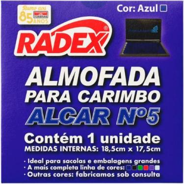 Imagem de Almofada para Carimbo Nº5 Azul - Radex