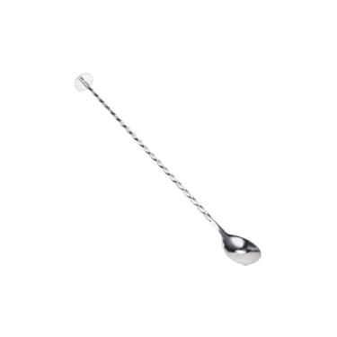 Imagem de Genérico, Colher Bailarina Cabo Longo Drinks Bartender Disco Inox 30cm