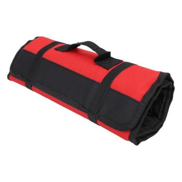 Imagem de Generic Saco de Faca de Chef Portátil Multi Funcional Suportes Protetores para Casa Cozinha Viagem Acampamento, Lona 22.4x14.0in (Vermelho)