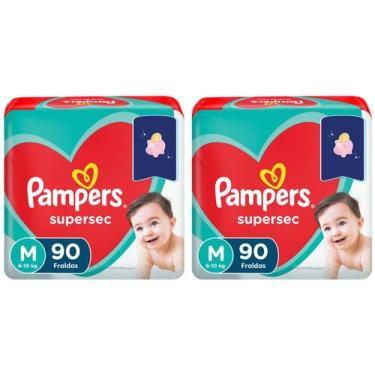 Imagem de Kit Fraldas Pampers Supersec Tam. M