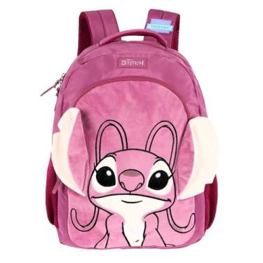 Imagem de Mochila Costas Pelúcia Luxo Lilo Stitch Original MS50061 - Luxcel, rox