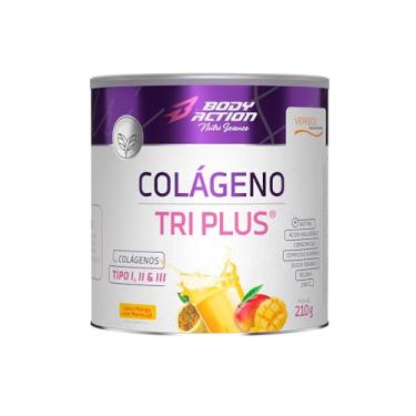 Imagem de Colágeno Verisol Tri Plus Tipo1, Tipo 2 e Tipo 3-210g Bodyaction (Único, Manga com Maracujá)