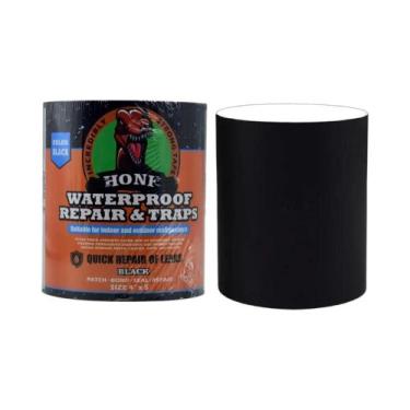 Imagem de Fita Adesiva Transparente Preta Impermeável De Alta Resistência Para R