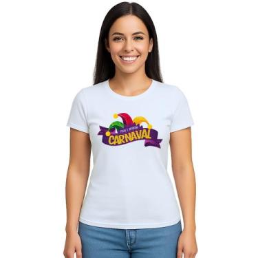 Imagem de Camiseta Carnaval Festa e Diversão Estampa Personalizada - UseP4, Bran