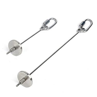 Imagem de Suporte de Comida para Pássaros Aço Inoxidável Premium Apeadeiros Palito Frutas e Legumes Papagaios Espeto Petiscos Brinquedo Forrageio Fixador Kit Combinação