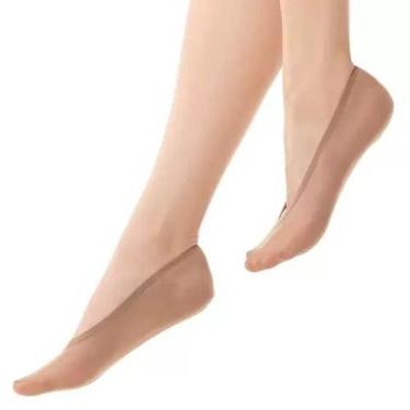 Imagem de Meia feminina lupo soquete fio 20 fina 05530 a famosa meia da loba, Pó